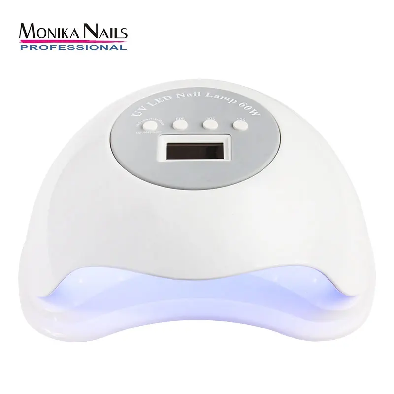 

Monika Nails SUN5X UV Light Nail Dryer 60W LCD Display Curing Lamp Unique Low Heat Model Double Power Smart Manicure Tool
