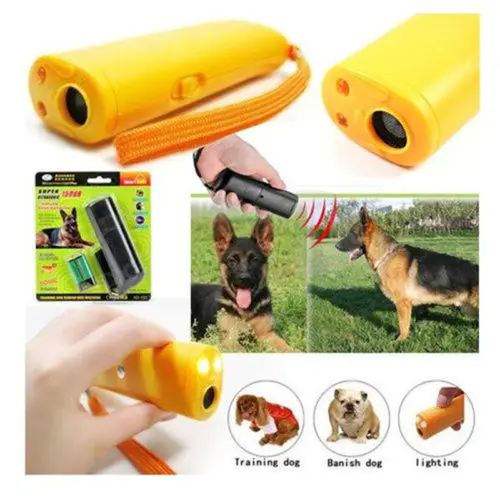 

Faroot Training Dog Led Ultrasonic Anti Bark Barking Light Device Stop Control Collar