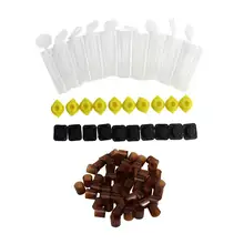 Rearing коричневые сотовые чашки для Пчеловодство коробка и 100 сотовых чашек отличный инструмент пчеловода комплект для пчеловода