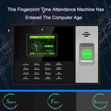 Biometric Attendance System TCPIP Fingerprint Access Control Time Clock USB Employee Office Fingerprint Reader Time Attendance