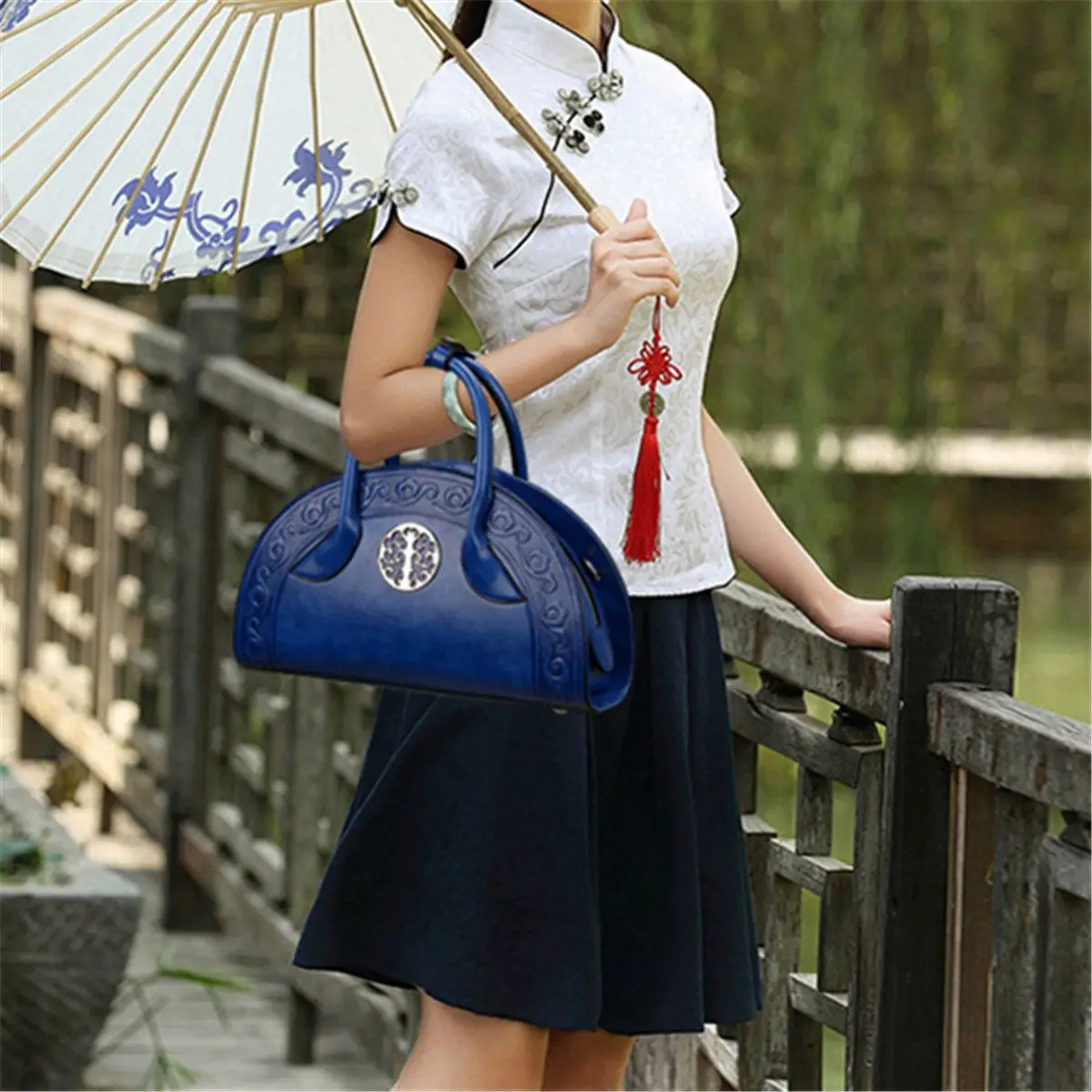 Женская сумка через плечо Bolsa Feminina красная винтажная дизайнерская из