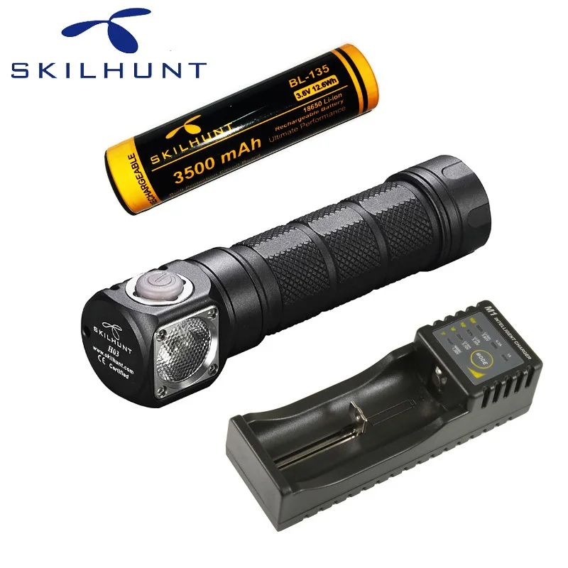 Светодиодный налобный фонарь Skilhunt H03 CREE XML 2 U4 светодиодный 1200 лм для охоты рыбалки