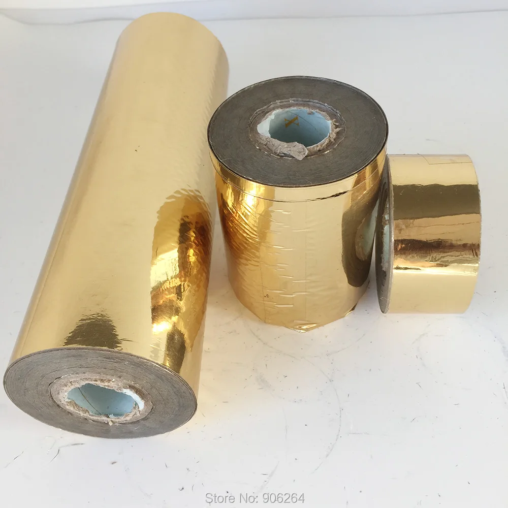 Multi Color Light Gold Hot Stamping Foil Roll Used for Hand Bag PVC