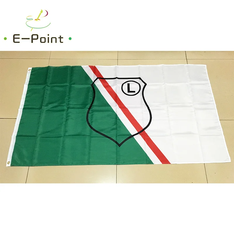 Польша Legia Warsaw 3ft* 5ft(90*150 см) размер рождественские украшения для домашнего флага баннер подарки