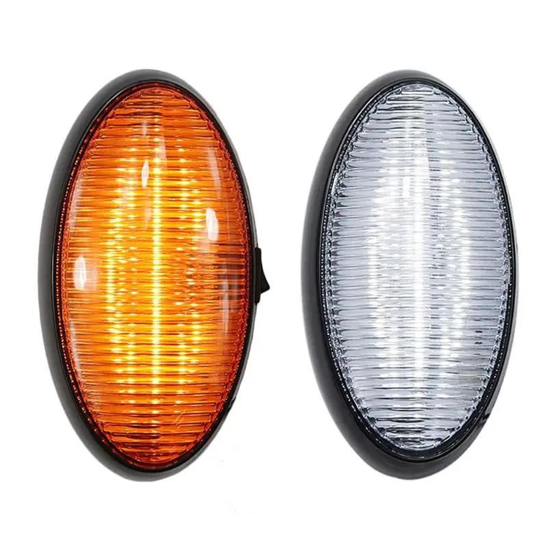 

RV Yacht Ship LED Ceiling Lamp Oval Interior Roof Wall Light with Switch Button For cabin cruise ship yach RV