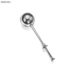 WSHYUFEI Высокое качество 304 нержавеющая сталь Чайный фильтр с длинной ручкой креативный фильтр чайный пакетик