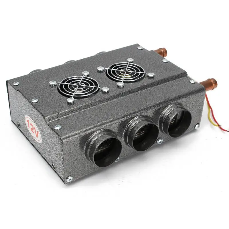 

Universal DC12-24V 6-port car truck air conditioner evaporator car defroster defogger double compact heater with switch