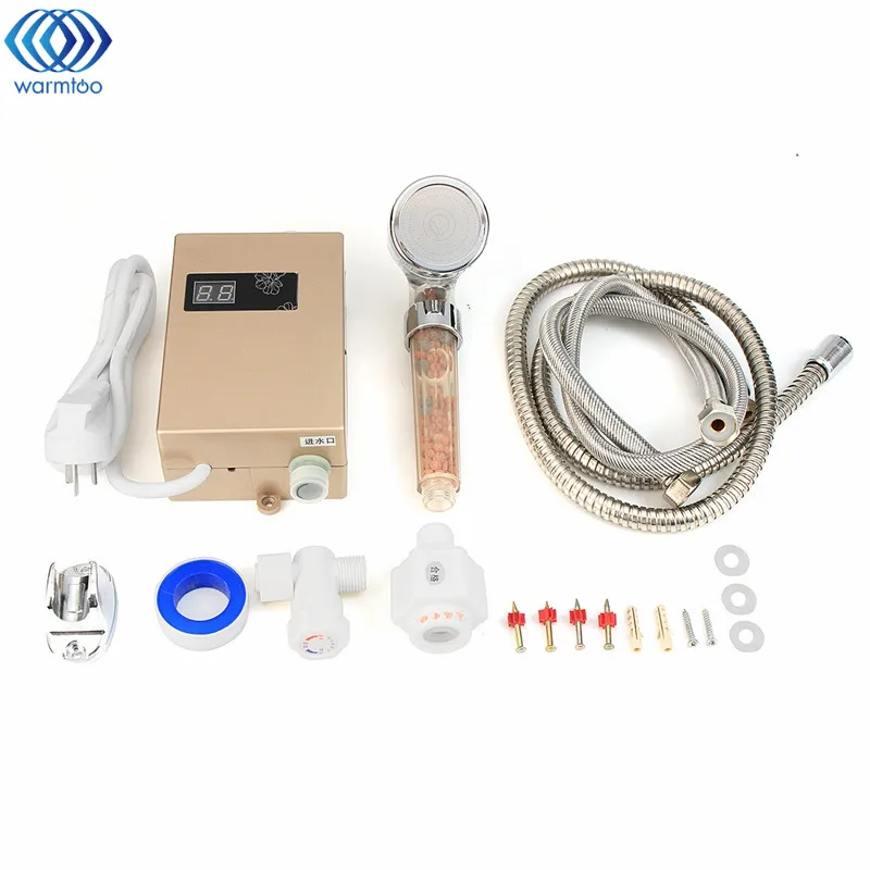

Instant Electric Water Heater Mini Home Kitchen Electric Faucet 220V 3000W Digital Display Fast Heating Constant Temperature