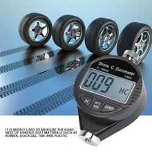 Hardness Measurement Tools Digital 100HD C Durometer Shore Rubber Hardness Tester LCD Display Meter Durometro