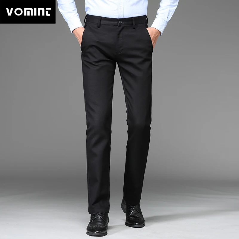 Mens Suit Pants Regular Straight Fit 
