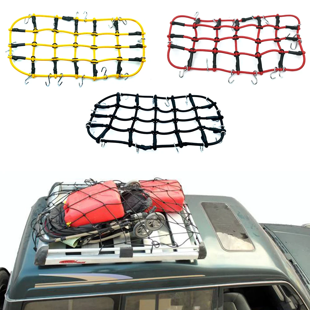 

RC Car 1:10 Parts Accessories Elastic Luggage Net for Axial SCX10 90046 Tamiya CC01 RC4WD D90 D110 Traxxas TRX-4 Rock Crawler