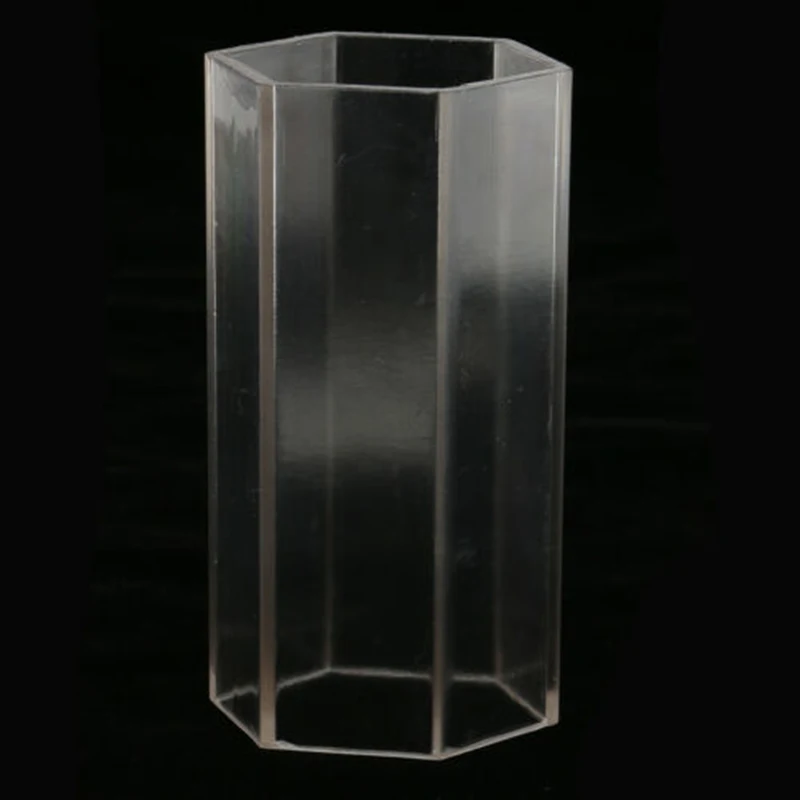

Hexagon Candle Mould Manual DIY Making Candle Wax Resin Clay Mould Plastic