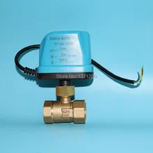 5 шт. с подкладкой AC220V DN15 DN20 DN25 1/" 3/4" " моторизованный шаровой клапан электрический