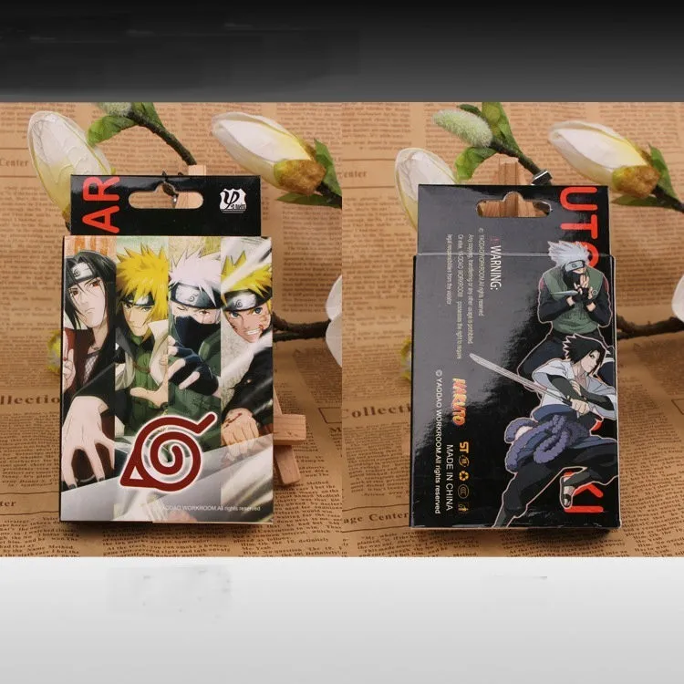 Naruto Anime Playing Cards Cosplay Gifts Deck Poker Set Cards With Box Collection Edition's Cards Naruto Anime Playing Cards Cosplay Gifts Deck Poker Set Cards With Box Collection Edition's Cards