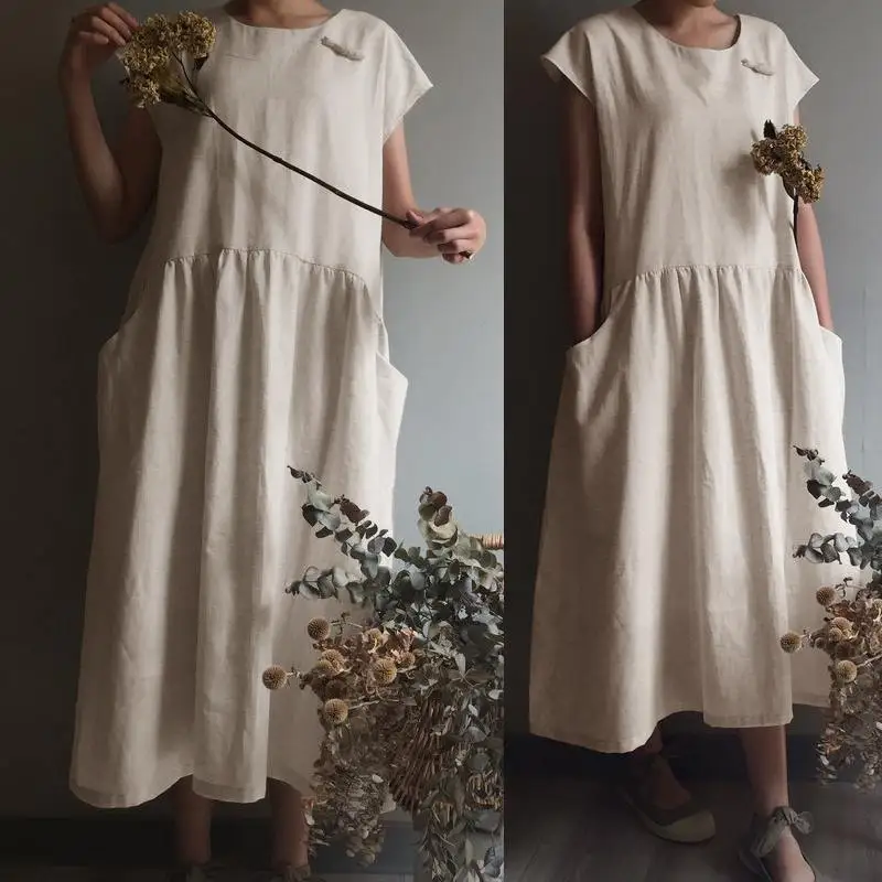 

2019 Celmia Oversized Summer Dress Women Short Sleeve Long Maxi Dresses Casual Loose Pleated Vintage Shirt Vestidos Robe Femme