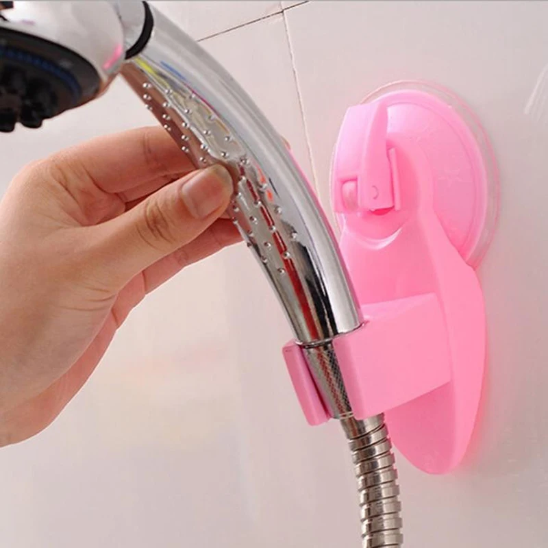 1pcs PP Powerful Suction Type Wall Mounted Shower Room Bathroom Wall Mounted Seat Chuck Holder Shower Fixed Bracket Accessories 1pcs PP Powerful Suction Type Wall Mounted Shower Room Bathroom Wall Mounted Seat Chuck Holder Shower Fixed Bracket Accessories