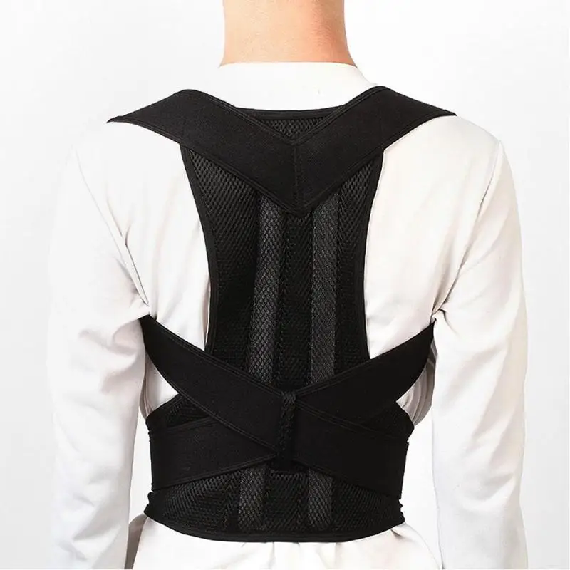 Male Female Adjustable Back Posture Corrector Corset Back Brace Back Belt Lumbar Support