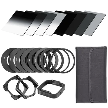 

Gosear 21PCS Square Full Graduated Color Lens Filters Kit with Adapter Pouch for SLR DSLR Camera Landscape Scenery Photography