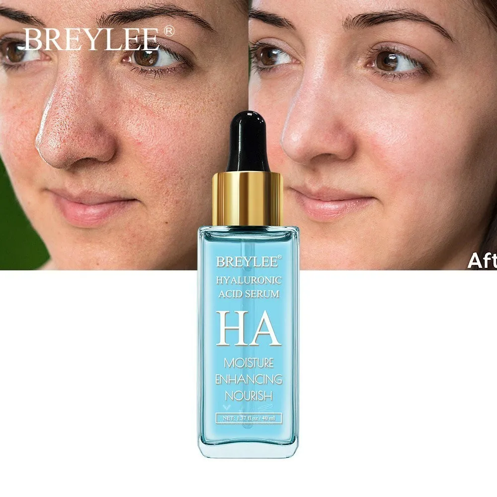

BREYLEE Hyaluronic Acid Serum Hydrating Dry Skin Care Moisturizing Anti Aging Elasticity Absorbed Easily Facial Essence 40ml