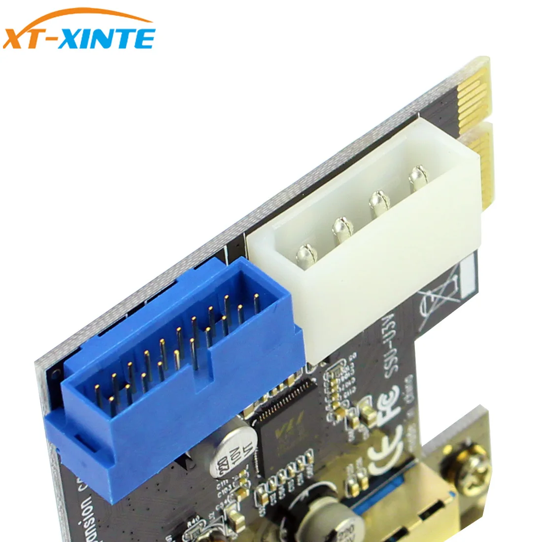 Pcie adapter card pcie expansion card pcie usb adapter card USB 3 PCIE Adapter 2 Port USB to PCIE x1 Front Panel 20pin USB3.0 PCI Express Hub Controller Card Adapter PCI-e Expansion Card