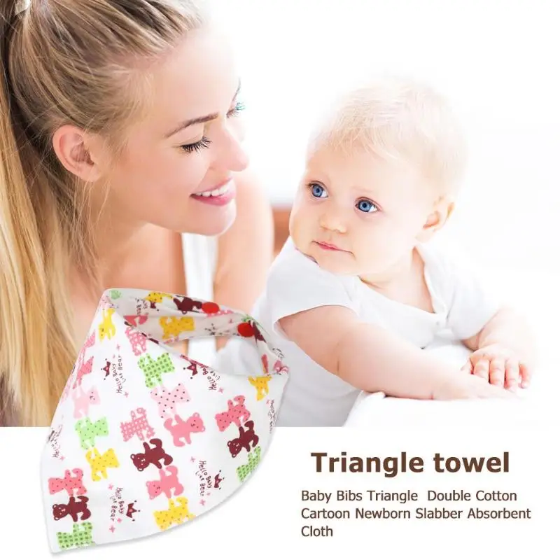 Baby Babador Feeding Smock Infant Burp Cloths Cotton Cartoon Bibs Saliva Towel Baby Eating Tool Baby Stuff Soft Baby Feeding