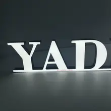 Изготовленные на заказ напольные Акриловые СИД 3Д для рекламы с вывеской доски название магазина