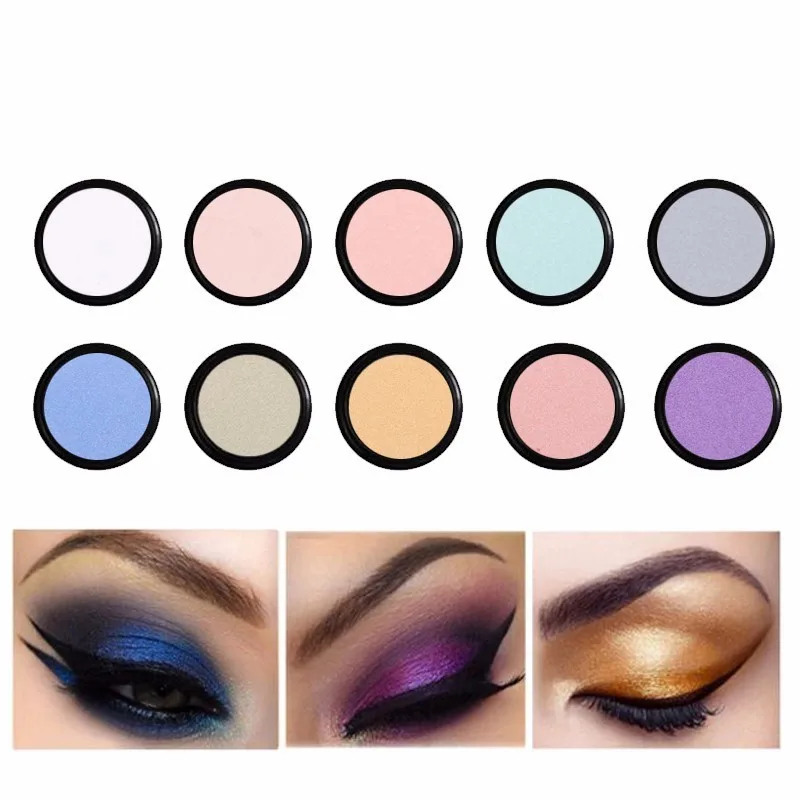

Blueness 1PC 10 Colors Eye Shadow Multi Function Matte Long Lasting Eye Shadow Metallic Cosmetic Tool All Kinds Skin