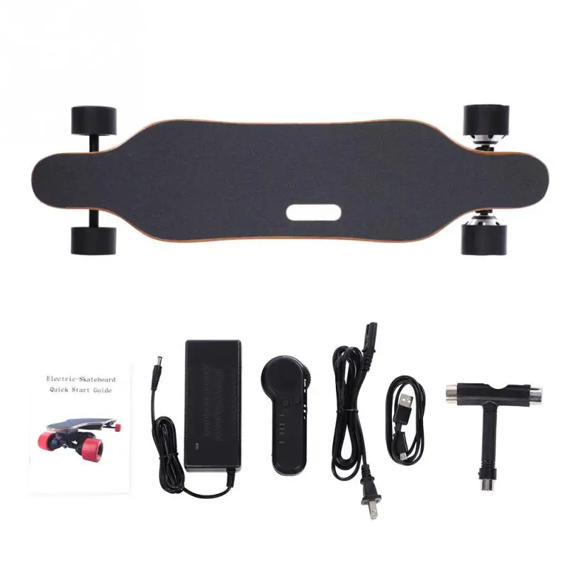 Flash Deal Outdoor Cycling Longboard Smart Electric Skateboard US Plug Phone Remote Control Electric Scooter LED Decoration 1