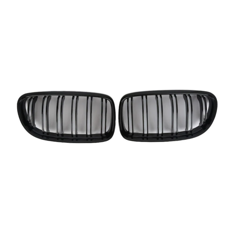 

Gloss Black Front Kidney Double Rims Grille For BMW E90 E91 LCI 3SERIES 2008-11