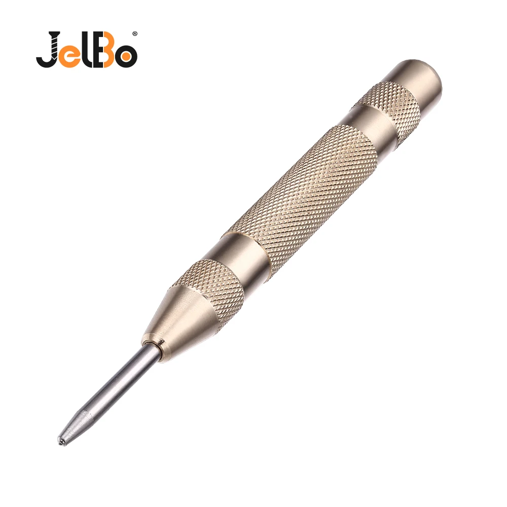 

JelBo 5 inch Automatic Center Punch Drill Bit Semi Automatic Break Window Device Drill Bit Tools for Determine Drilling Position