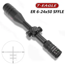 T-Eagle ER6-24x50SFFLE Тактический RiflesScope AirRifle снайперская охотничья оптика зрение Riflescope охотничья оптика Охотничьи аксессуары