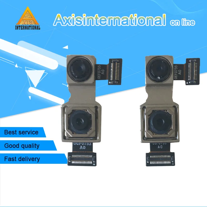 

Original Axisinternational For Xiaomi Redmi Note 5 Pro Rear Back Front Camera Module Flex Cable For Redmi Note5 Big Small Camera