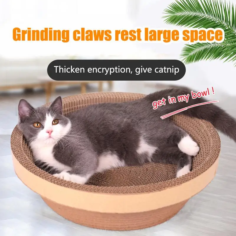 Кошачьи игрушки кошачьи царапины доска чаша формы когтеточки котенок