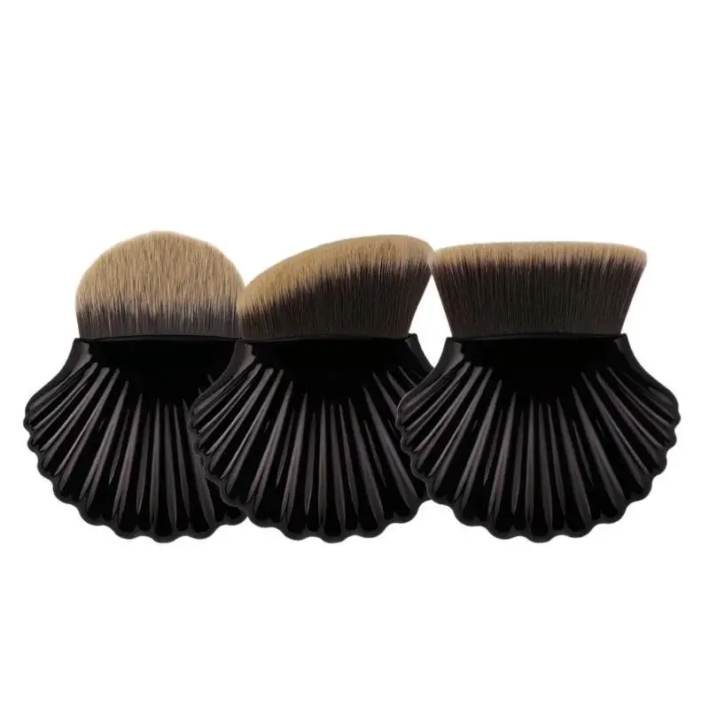 

1Pcs Shell Foundation Makeup Brush Angle Round Flat Top Power Blush Cosmetic Beauty Facial Make Up Brushes Tools Maquiage
