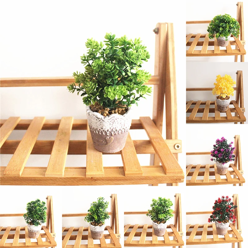 

Simulation Plant Bonsai Home Decoration Artificial Fake Flower Plastic