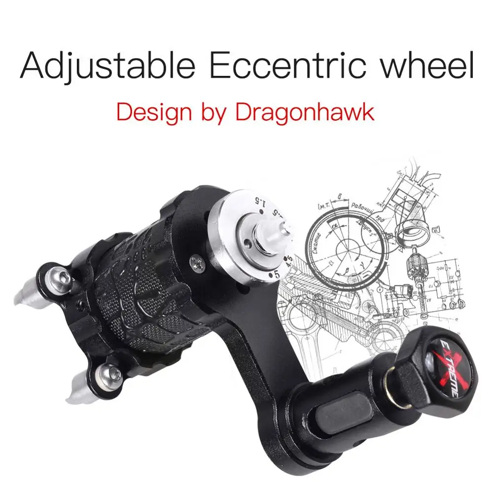 Tattoo Rotary Guns Adjustable Stroke Direct Drive Motor Tattoo Machine