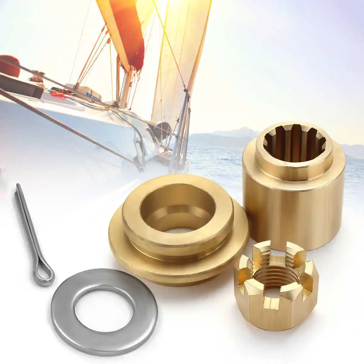 5Pcs For Yamaha 20 30HP Marine Propeller Hardware Kits Thrust Washer