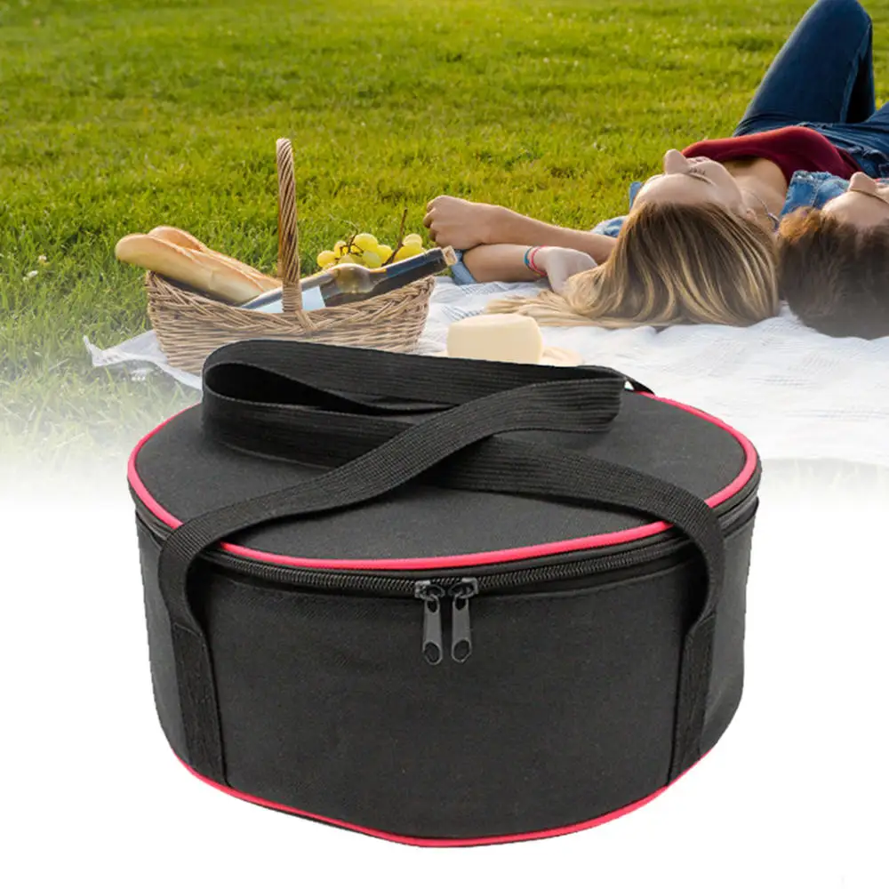 

Large Outdoor Camping Bowl Pan Set Package Picnic Barbecue Carrying Case Kitchen Utensils Storage Bag Dutch Pot Bag