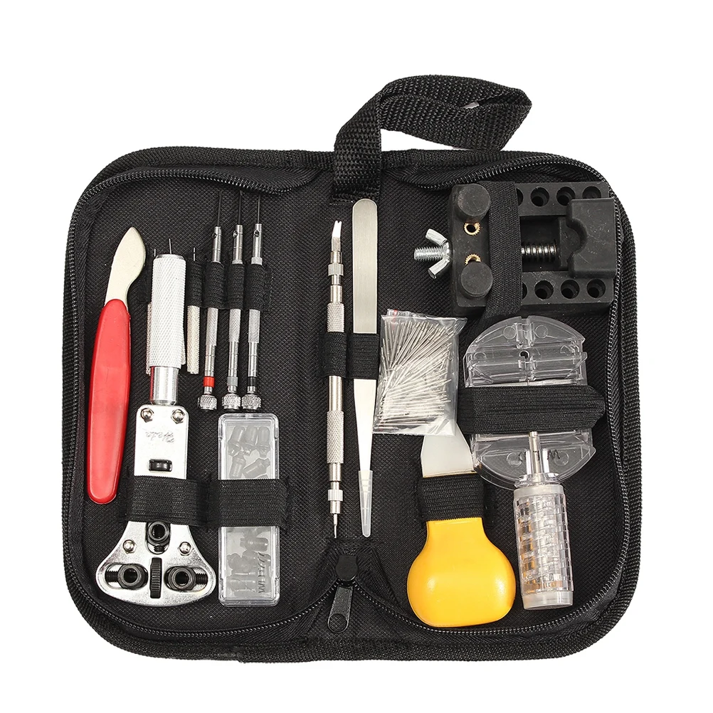 

144pcs Watch Repair Kit Professional Durable Portable Watch Maintance Kits Spring Bar Tool Set Watch Case Opener with Carrying