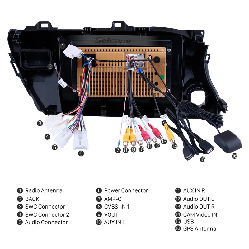 Clearance Seicane 10.1 inch Car Radio Multimedia 2din android Video Player GPS For Chevy Chevrolet SPARK 2018 support Rear view Camera 4
