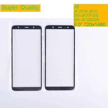 

50Pcs/lot For Samsung Galaxy J8 2018 J810 J810F SM-J810F/DS J810G ouch Screen Front Outer Glass TouchScreen Lens LCD Front