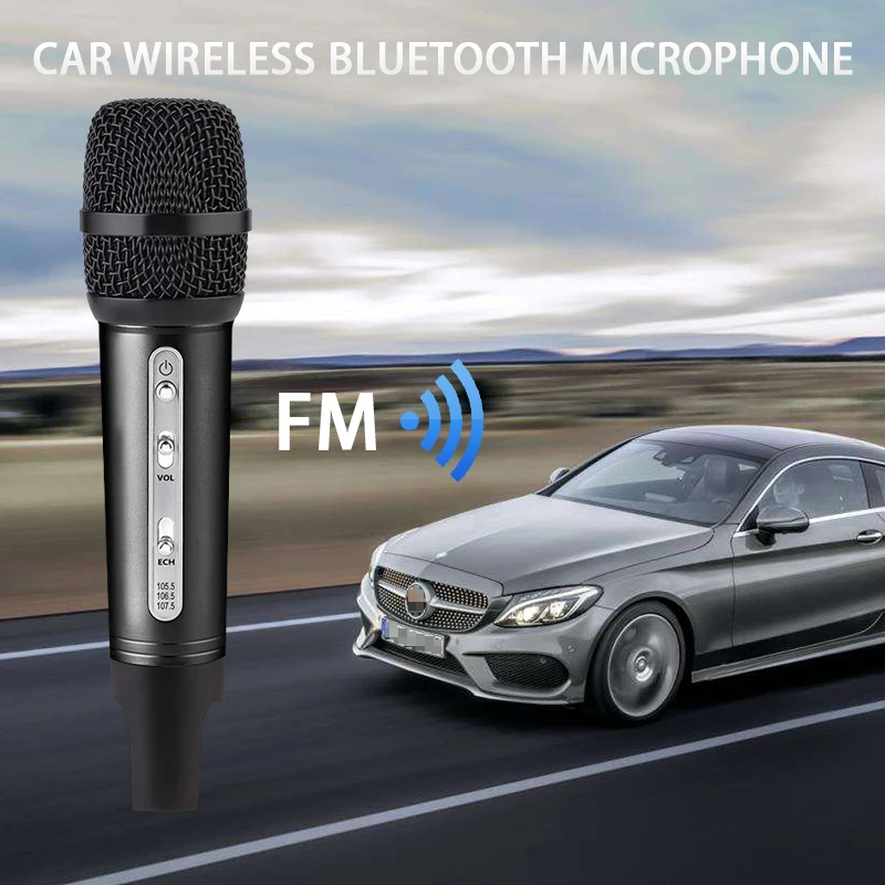 Wired Car Radio Microphone Bluetooth Wireless Karaoke Professional Home
