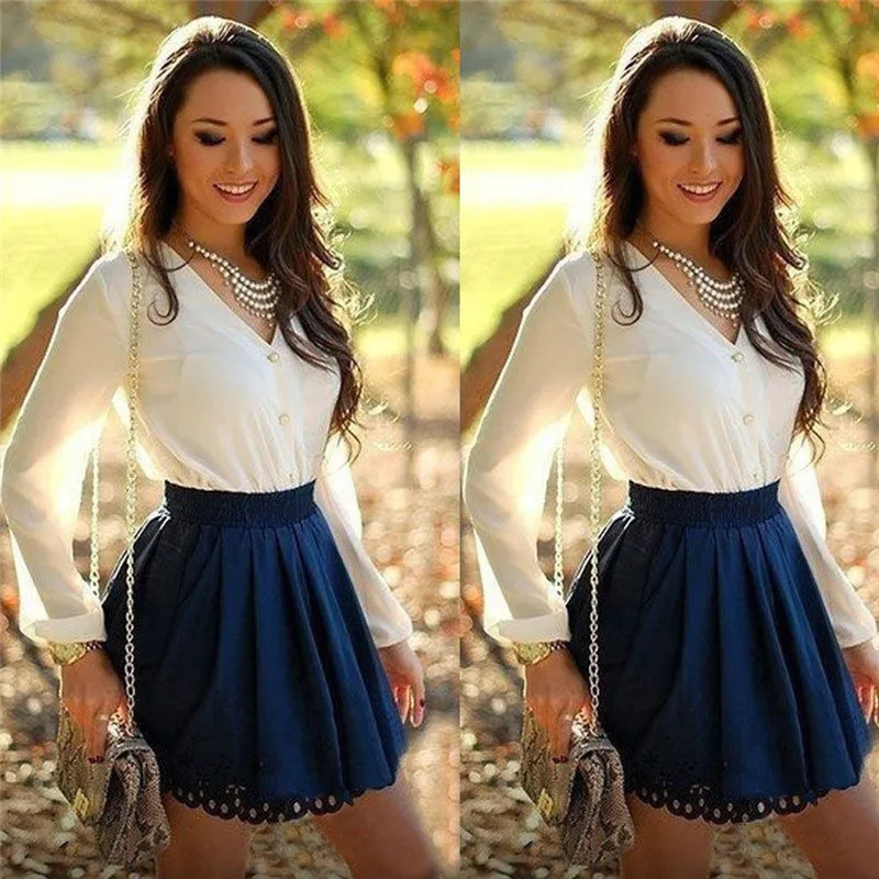 

Fashion Casual Patchwork Ladies Long Sleeve Boho Women Party Bodycon Mini Dress Summer Autumn Pullover Clothes Cotton Blend
