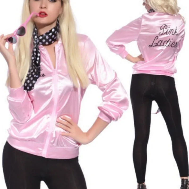 الوردي سيدة الرجعية سترة إمرأة يتوهم الشحوم زي المشجع سستة ضئيلة س الرقبة سترة طويلة الأكمام