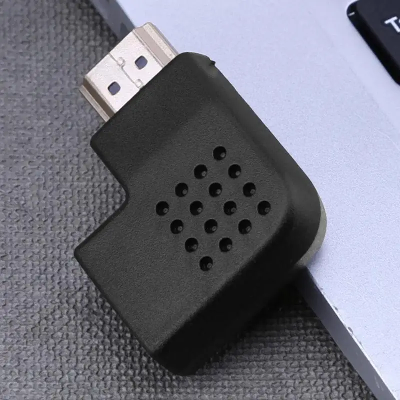 

4Kx2K 2.0V HDMI Angle Adapter 90 Degree+270 Degree Port Connector Plug Audio & Video Cables