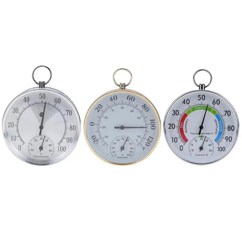 

High-Precision Weather Station Barometer Thermometer Hygrometer Wall Hanging Tester Tools Gauges Reptile Supplies