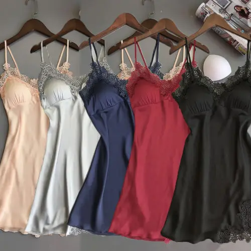 Сексуальное женское белье, шелковое кружевное платье-халат, ночная рубашка, ночная рубашка, одежда для сна