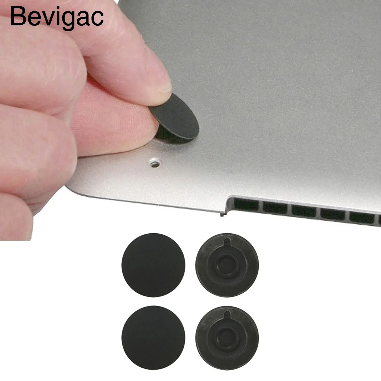 Besegad 4 шт. сменные Нескользящие резиновые накладки для Apple MacBook Pro ноутбука A1278 A1286