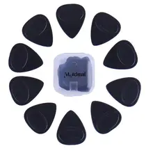 10 шт./компл. гитары Палочки s отличается Толщина бас-гитары целлулоид Палочки Электрический Guitarra Plectrums аксессуары для ванной комнаты с пластиковой коробкой