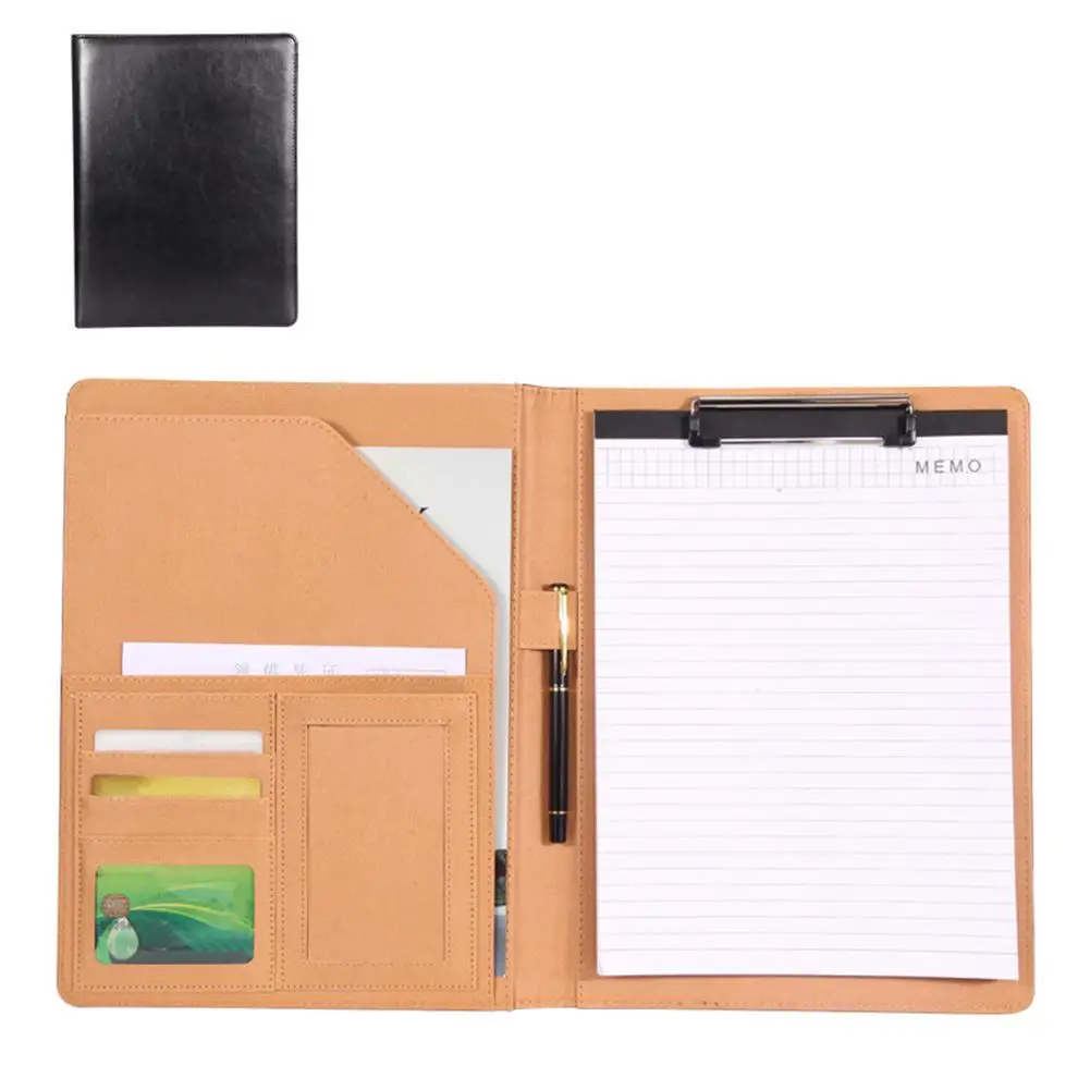 

Business A4 Cards File Folder Organizer Faux Leather Stationery Office School Supplies